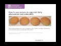 webinar pulse ingredients as egg and dairy alternatives in food product development