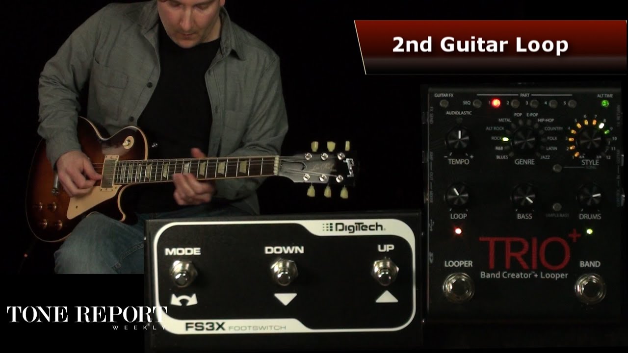 DigiTech TRIO+ Band Creator / Looper - YouTube