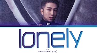 RM Lonely Lyrics (Color Coded Lyrics)