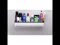 hokipo selfadhesive hokipo magicsticker plastic kitchen and bathroom shelf withtowel napkin holder