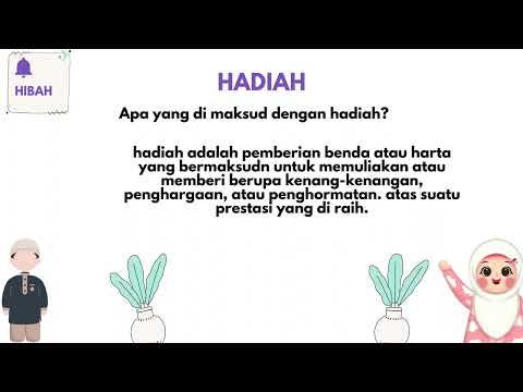 Fiqih Kelas 8 MTs Jakarta Pusat Materi Sedekah,hibah Dan Hadiah - YouTube