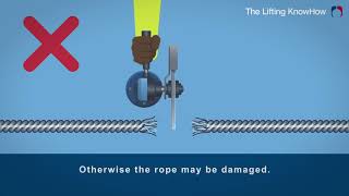 Lifting KnowHow – Uncoiling and cutting steel wire rope