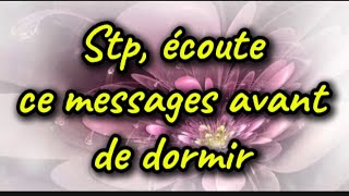 Bonne nuit, mon amour ❤️ Stp écoute ce message avec de dormir 🍀 letter d'amour 💌