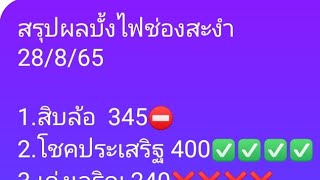 สรุปผลบั้งไฟช่องสะงำ28ส.ค.65