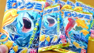 魚ギョッと 釣りグミ グルグル海域 恐竜ってどんなの?レベル?? 1種類出ました!!