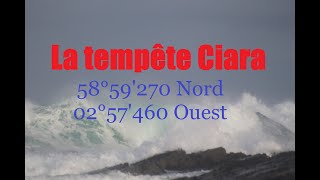 43-Tempête Ciara vue du NORD DE L'ECOSSE du 10/11 février 2020 Voilier La Désirade