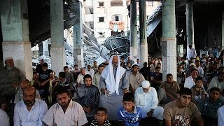 Gaza calm as Palestinians mourn and prepare for Eid