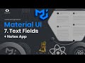 React Material UI Tutorial | 7. Text Fields
