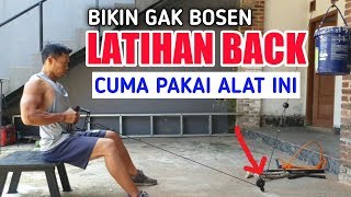 Kombinasi latihan back pakai katrol