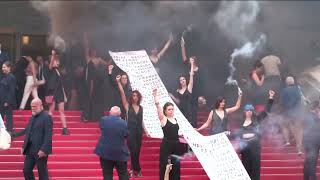 Female protestors shocked the Cannes Film Festival at the "Holy Spider" premiere