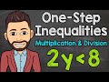 Solving One-Step Inequalities | Multiplication and Division | Math with Mr. J