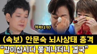 같이삽시다 안문숙 결국 KBS 퇴출 “뒤늦게 밝혀진 쫓겨난 이유에 발칵” 안문숙 뇌사상태