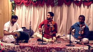 Violin Duet by Mysore Karthik \u0026 Arun Ramamurthy:  Paridanamichite  in Raga Bilahari