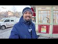 ස්විඩනයේ හිම පිරුන දවසක lunch ගන්න centrum එකට ගියා a snowy day drive in sweden sinhala video