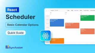 React Scheduler: Basic Calendar Options Feature Walkthrough