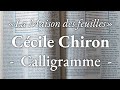 La N.U.I.E 2024 - Cécile Chiron - 12h de création du calligramme 