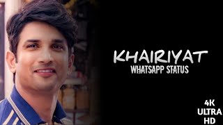 Khairiyat Whatsapp Status | 4K WhatsApp Status | LoFi Song | Disney Love | #khairiyat #arijitsingh