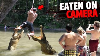 These 3 People Were EATEN ALIVE On Camera By Deadly Animals!
