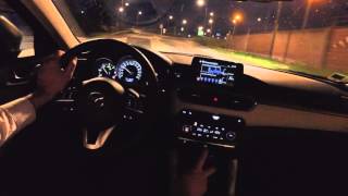 Mazda6 2016 - POV night drive with Bose