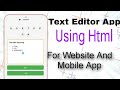 Building a Text Editor App Using HTML, CSS, and JavaScript | Step-by-Step Tutorial
