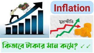 মুদ্রাস্ফীতি ও মুদ্রা সংকোচন কি | Deflation in Economics | Deflation vs inflation | financial sector