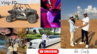 Dubai Vlog ♥️ Part-2 | Limo Ride l Desert Safari l Dubai Marina