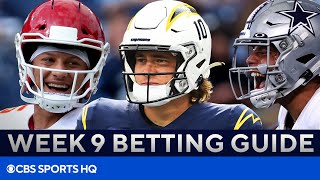 NFL Gambling Expert's BEST BETS for Week 9 | CBS Sports HQ
