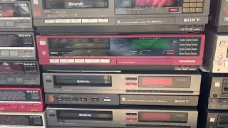 Betamax Video Collection Vintage 80‘s VHS Video8 Videorecorder VCR Retro