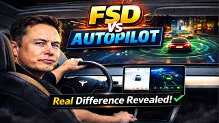 Tesla FSD vs Autopilot – Real Difference Revealed! 🤯 Full Self Driving Truth | Tesla FSD Explained