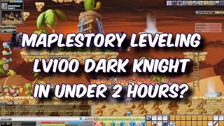 MapleStory SEA D/E/I - Level 100 Dark Knight in 1.5 hours!