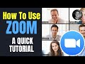 How To Use Zoom For Work Or Fun | Quick Zoom Tutorial