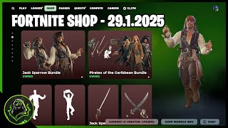 *NOVÝ* FORTNITE SHOP! I 29.1.2025 I SOUTĚŽ o V-BUCKS A JELLIE SKINY!