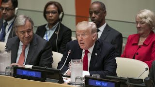 Trump Pushes Reform in UN Debut