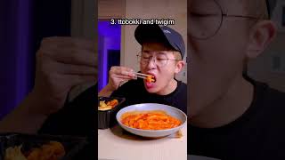 Best Korean food combinations 😋
