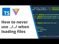 How to resolve alias file paths with Vitejs | Never use relative paths again | No more ../../