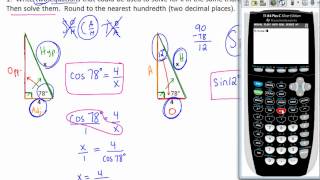 7.5-7.6b - More Trigonometry and Finding Sides