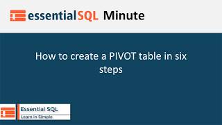 | Essential SQL