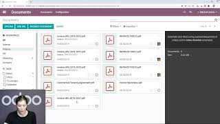 Using Documents & Accounting App - Odoo Documents