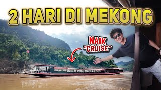 SERU BANGET😂⁉️ Menyusuri Sungai MEKONG di LAOS Naik CRUISE🇱🇦 Serasa Lagi SAFARI di Jurassic Park⁉️