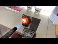 Testing of a fire retardant coating Termion Fire protection 01 for metal structures