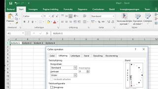 Excel hulp: tekst verticaal draaien