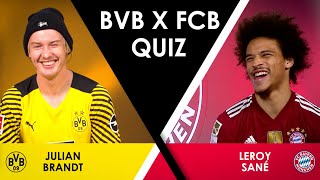 BVB x FCB Quiz with Leroy Sané & Julian Brandt | Klassiker Dortmund - FC Bayern