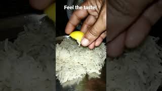 #hot rice with lemon#shorts