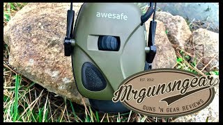 Awesafe Electronic Hearing Protection Review