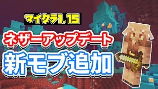 【マイクラ1.15/1.16】ネザーアップデート！新モブ・バイオーム追加の最新アップデート情報まとめ！【MINECON LIVE 2019】マインクラフト