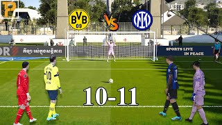 Dortmund vs Inter [ Longest Penalty Shootout]  eFootball™ PC Gameplay #penalty