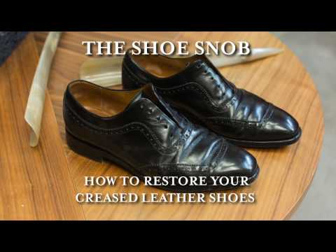 The Shoe Snob - How To Restore Your Creased Leather Shoes The Shoe Snob - How To Restore Your Creased Leather Shoes