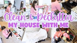 CLEAN AND DECLUTTER MY HOUSE WITH ME | 2024 CLEAN WITH ME | CLEANING MOTIVATION | ORGANIZATION