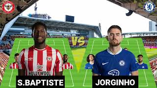 BRENTFORD VS CHELSEA Head to head potential starting lineups | English premier league 2022/2023