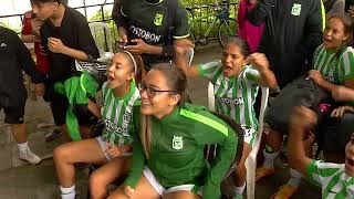 Así vivieron el partido de la Selección Colombia Femenina Sub 17 las jugadoras de Nacional